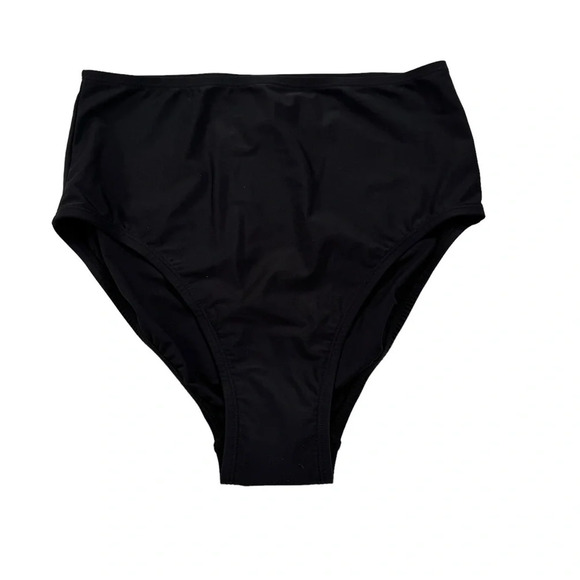 BEYOND CONTROL Tummy Control Classic High Waisted Bikini Bottom Black Size 8 NWT - Picture 7 of 9